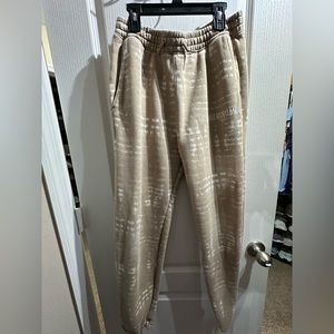Abercrombie Kids Beige & White sweatpants